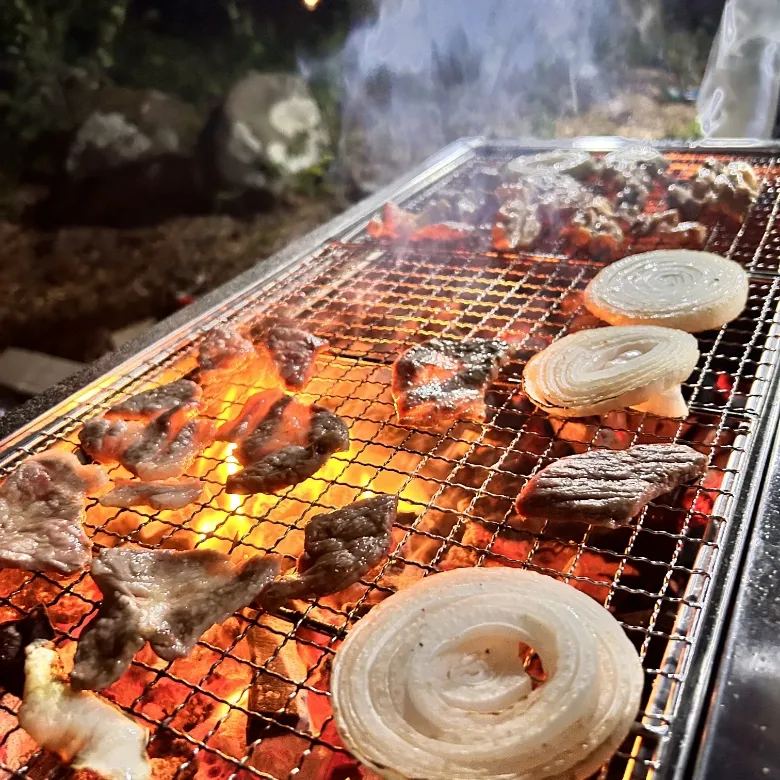 福井の古民家サウナ ととの居の貸切BBQ
